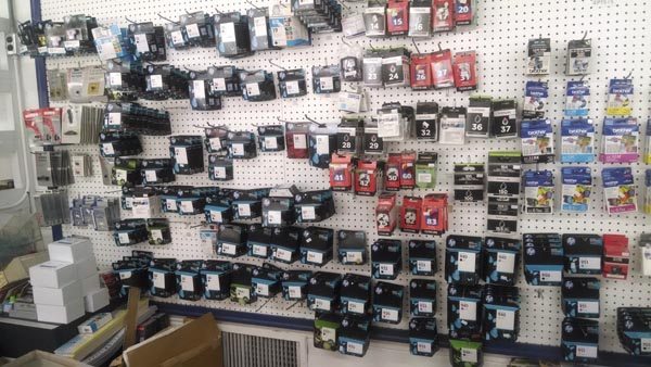 Desktop supply tools display walls